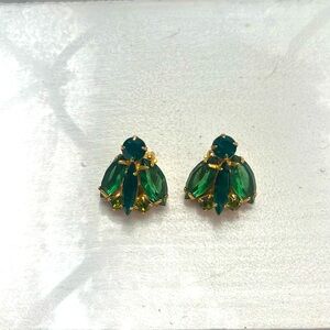 Vintage rhinestone earrings